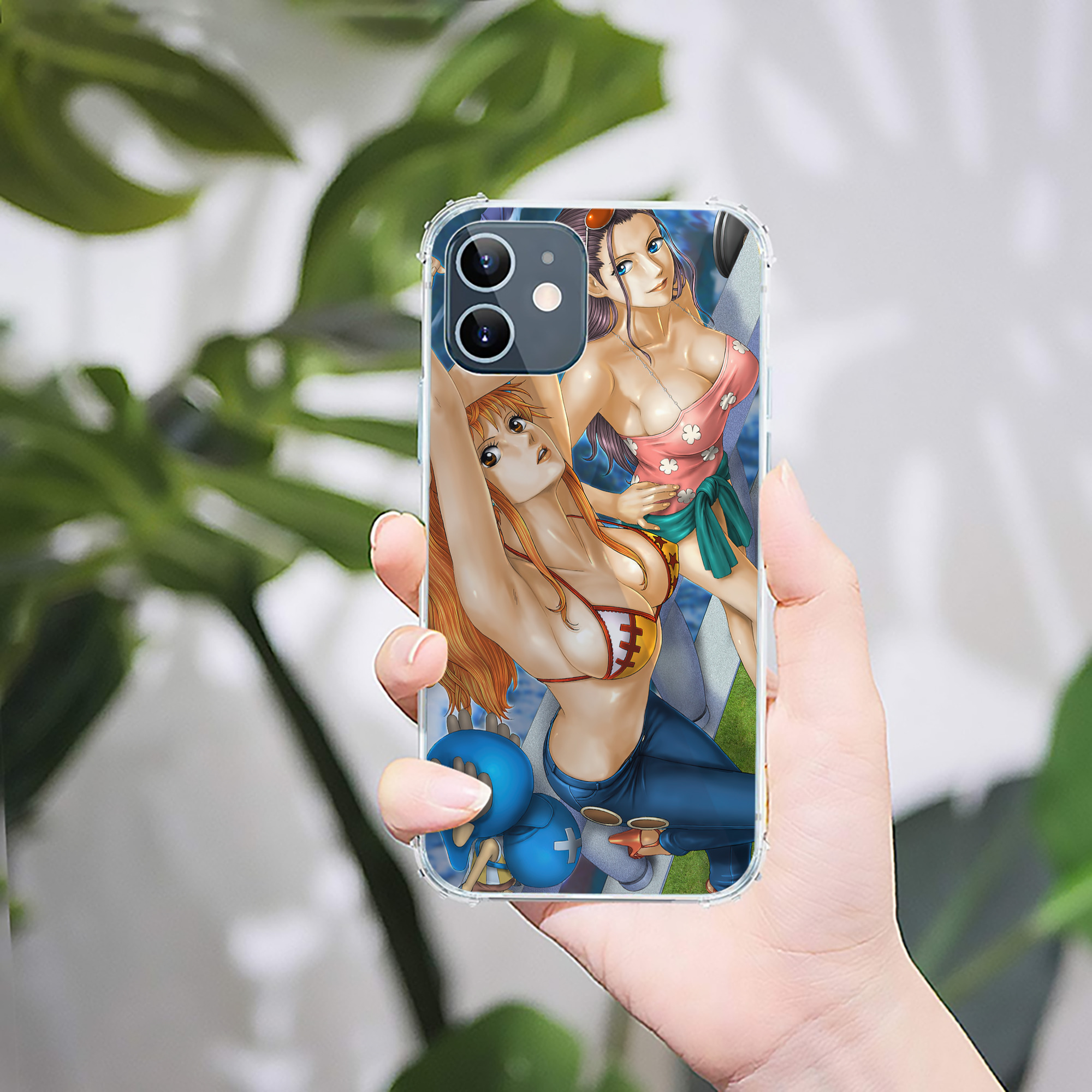 （画像用） ワンピース ONE PIECE 【iPhone 12シリーズ対応】透明スマホケース（クリアソフトケース）